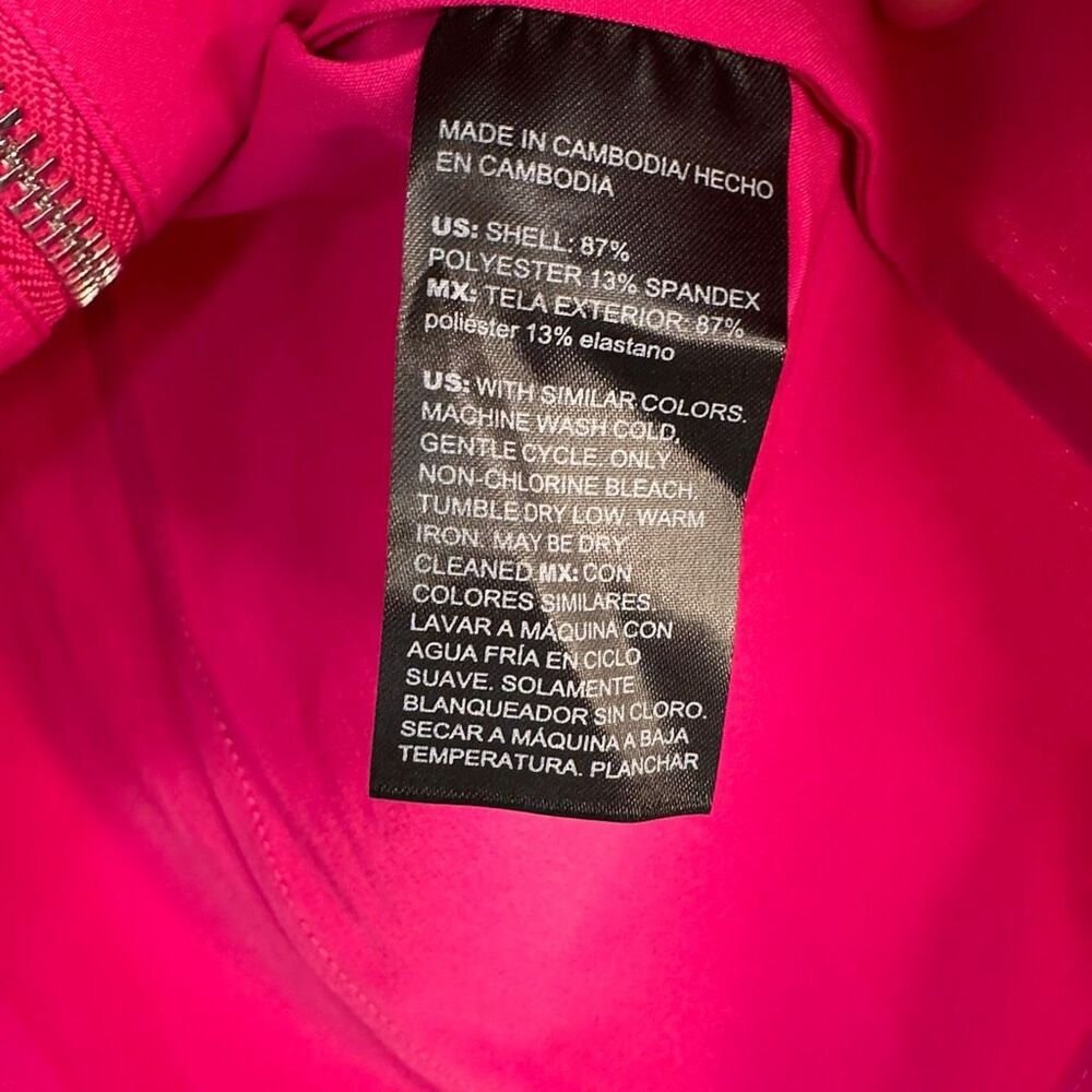 Chico’s Zenergy UPF Neema Rose Lattice Jacket Womens‎ Medium Magenta Rose NWT - Picture 9 of 9